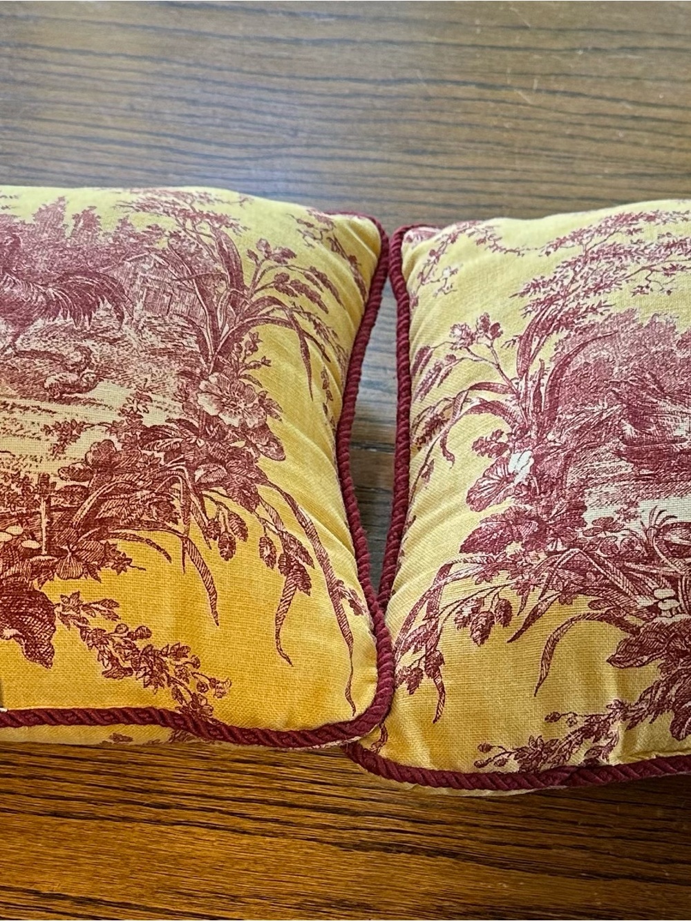 Two Waverly pillows.